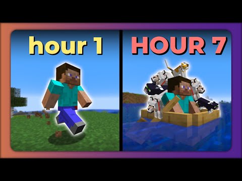 Insane 10 Hour Minecraft Walking Challenge!