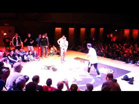 BOE'16 - Solo bboy Final - Volodya (BLR) vs Cyga (OBC) RUS