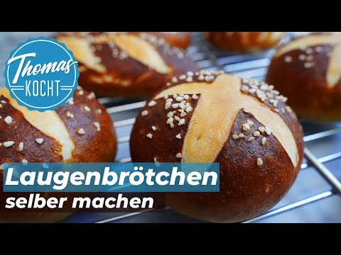 Laugenbrötchen selber machen - in weniger als 2 Stunden/ Thomas kocht
