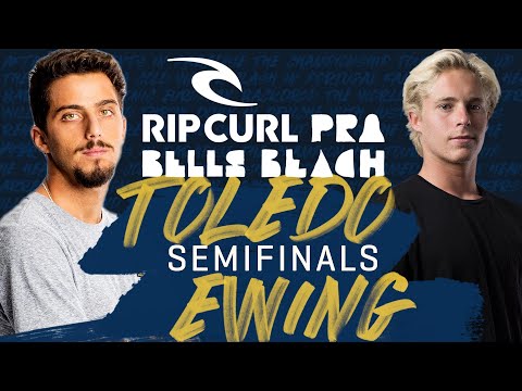 Filipe Toledo vs Ethan Ewing SEMIFINALS Rip Curl Pro Bells Beach Heat Replay