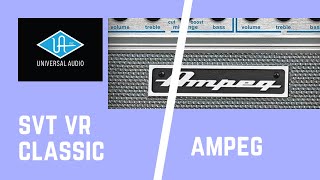 Video thumbnail for UAD - AMPEG SVT VR Classic (Plugin) by Alberto Martinez Del Rio Guitar