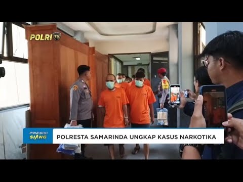 POLRESTA SAMARINDA GELAR KASUS PENYALAHGUNAAN NARKOTIKA