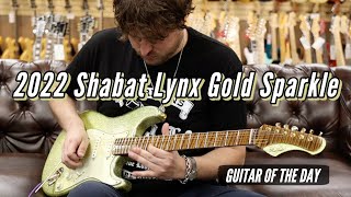 Video thumbnail for 2022 Shabat Lynx Gold Sparkle | Guitar of the Day by Normans Rare Guitars