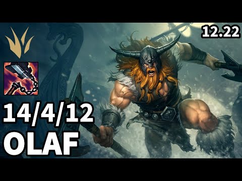 Olaf Jungle vs Xin Zhao - KR Master | Patch 12.22