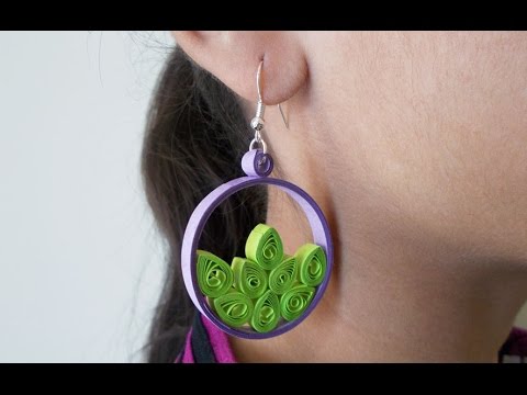 Quilled Earrings (Jhumkas) : 7 Steps - Instructables