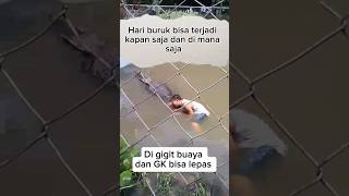 Download lagu Orang di gigit buaya #viralshorts mp3