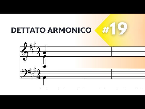 Dettato Armonico a 4 voci - Livello intermedio N°19