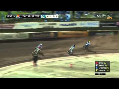 4.9 2013 - Półfinał Play Off - Dackarna - Elit Vetlanda - bieg 14