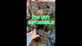 Removing Clam Shell Motor Mounts: Small Block Chevy Nova