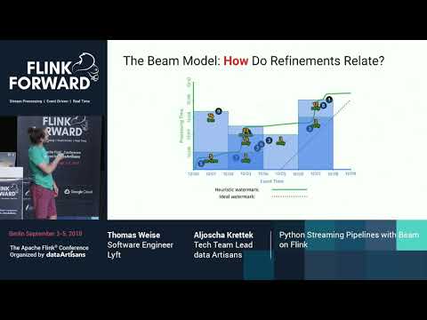 Python Streaming Pipelines with Beam on Flink - Thomas Weise & Aljoscha Krettek