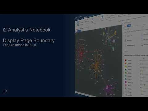 i2 Analyst's Notebook - Display Boundary