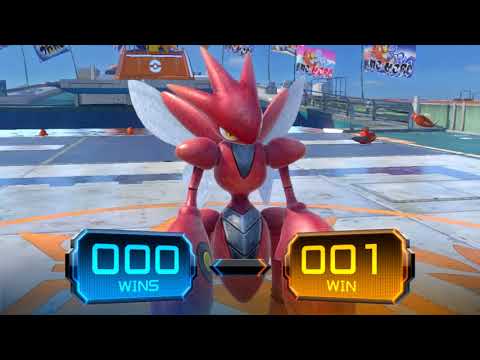 KurrowTheSumari (Scizor) vs ET (Lucario)-  Pokken at Legendary Wolf Games - 1/23/18
