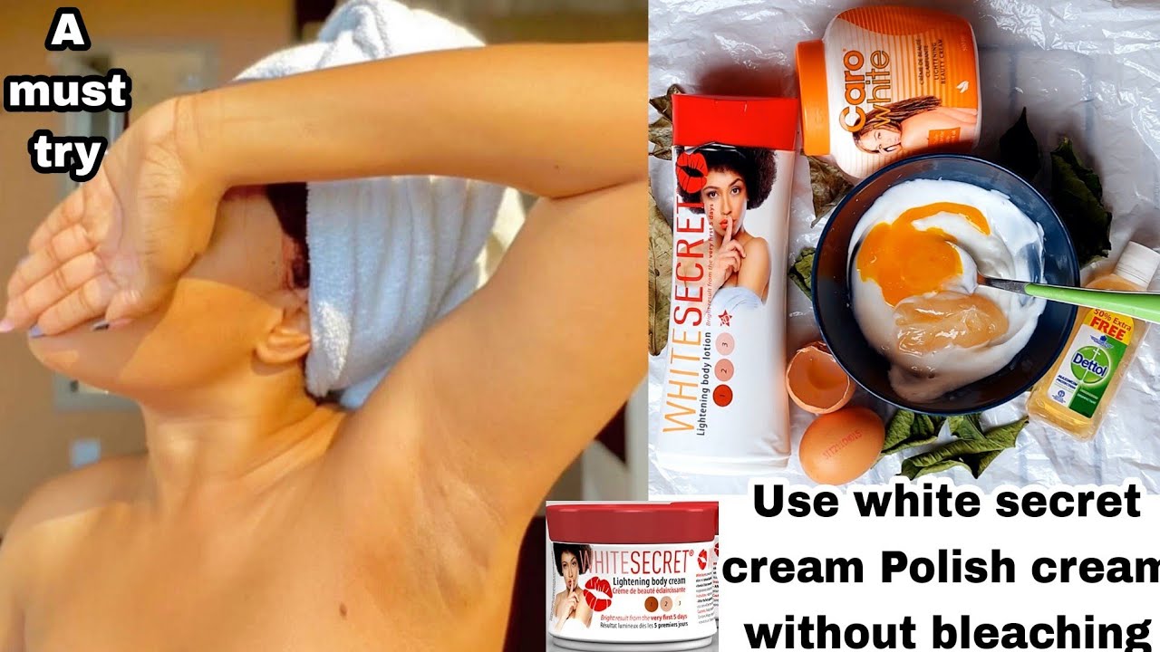 Use white secret cream an egg yolk get glowing skin without bleaching