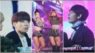 COMPILATION ALL BTS REACTIONS TO BLACKPINKS PERFOR