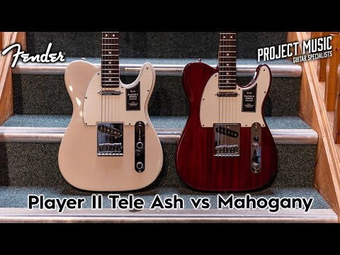 Fender Player II Telecaster Mahogany vs Ash - What's the difference?