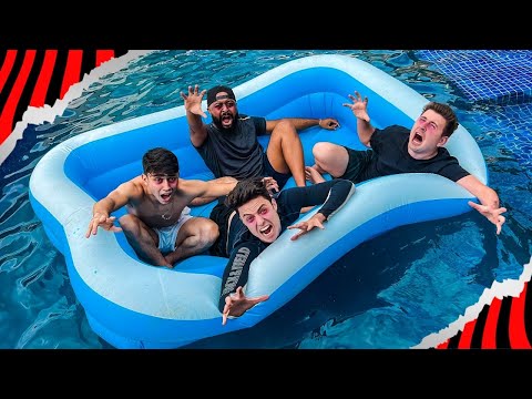 QUEM FICAR MAIS TEMPO NA PISCINA DENTRO DA PISCINA, VENCE!