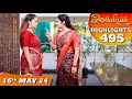 Ilakkiya Serial | EP 495 Highlights | 16th May 2024 | Shambhavy | Nandan | Sushma Nair