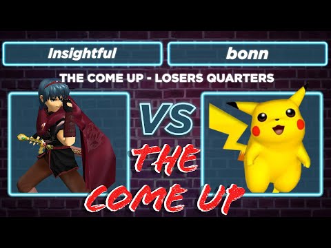 The Come Up: bonn vs Insightful - Losers Quarters SSBM