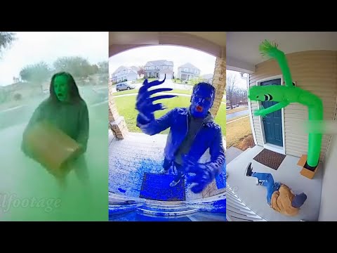 Strangest Porch Moments Caught on Camera 🎥 | Color Smoke Compilation