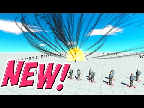 New! Rocky vs Every Unit / 100 Rocky Circle - Animal Revolt Battle Simulator Gameplay