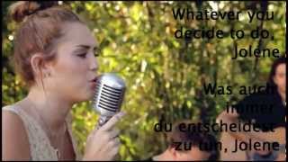Miley Cyrus - Jolene (Lyrics + Deutsche Übersetzung)