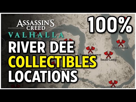 Assassin's Creed Valhalla - River Dee: All Collectibles (River Raids)