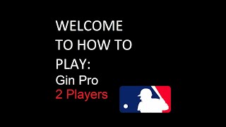 How to play Gin Pro #cardgames