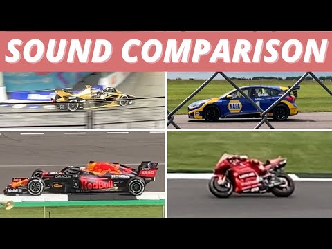 F1, F2, FE, MotoGP, BTCC | In Person Sound Comparison