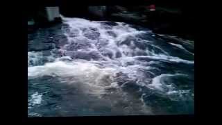 preview picture of video 'The Scenic Flow of water over the Bala north falls'