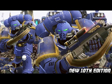 Ultramarines vs Hive Fleet Leviathan / 4th Tyrannic War - Dawn of War: Unification Mod