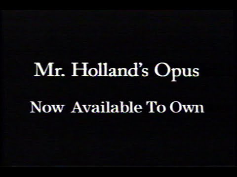 Mr. Holland's Opus (1995) Trailer (VHS Capture)