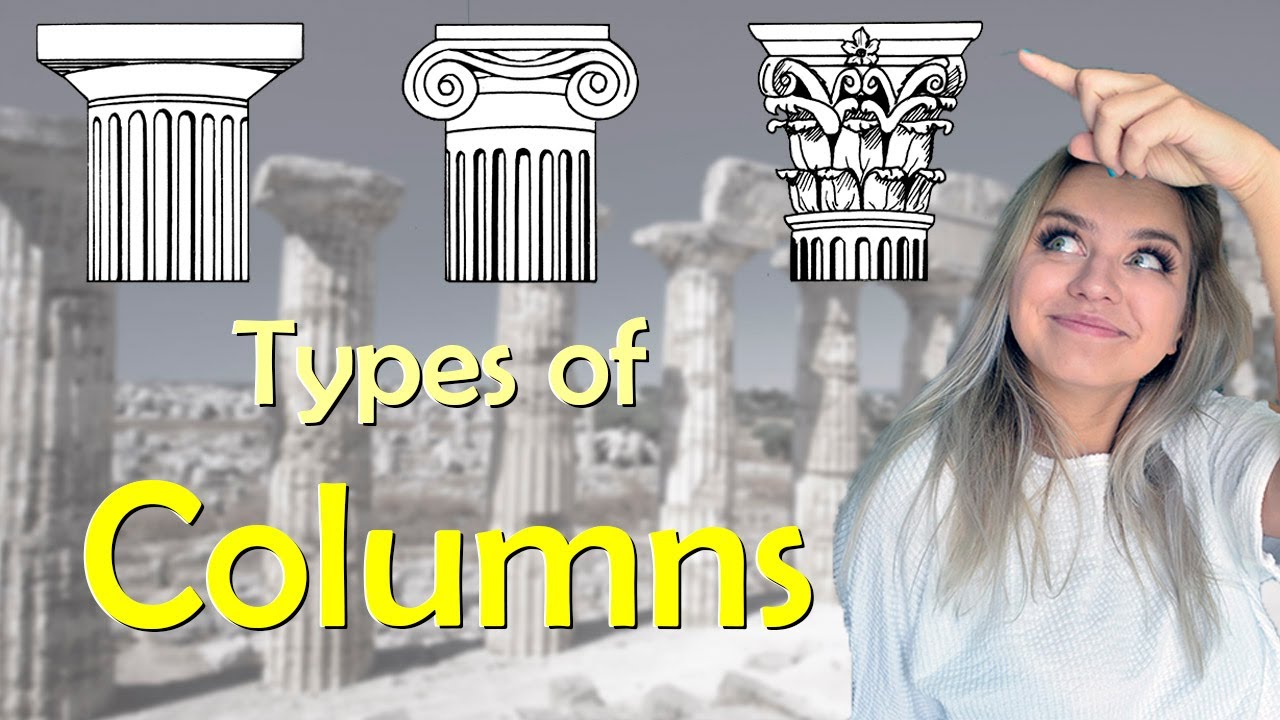 What are the CLASSICAL ORDERS of columns? | Different Types of Columns (Greek and Roman)
