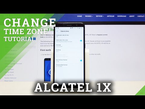 How to Set Up New Date on ALCATEL 1X -  Date & Time Settings