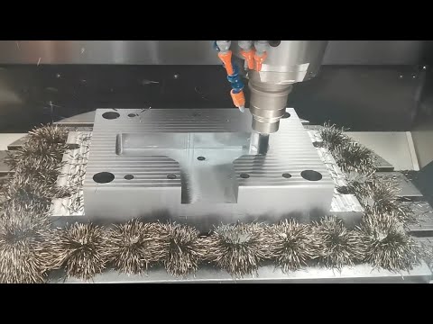 CNC Machine Working High Speed Machining Tool Cutting metal