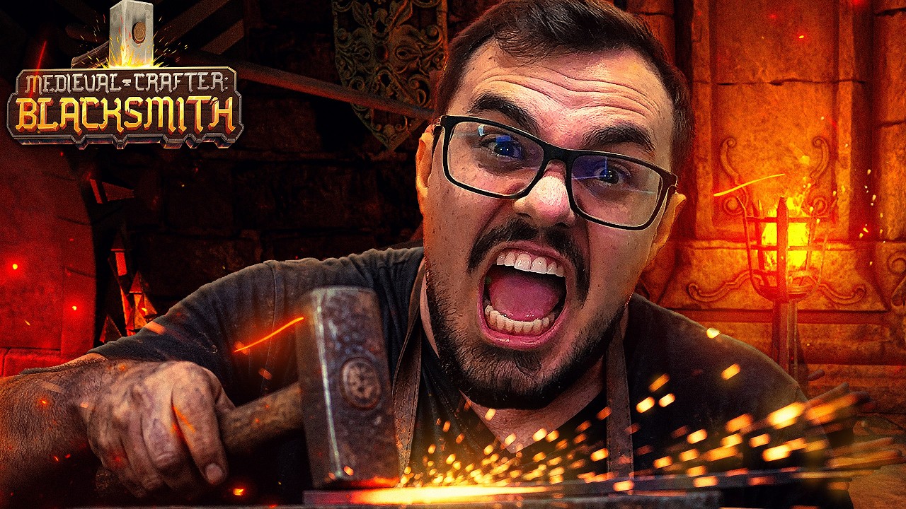 SIMULADOR DE FERREIRO DAS TERRAS MEDIAS - Medieval Crafter: Blacksmith