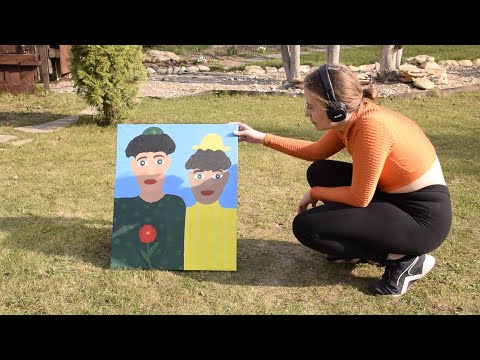 Vlog-3 21/04/2023 (Painting with acrylic colours)