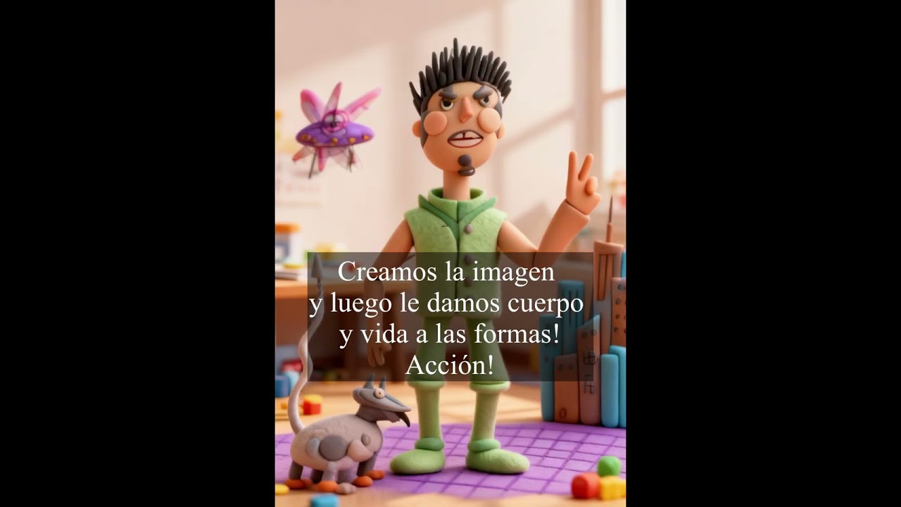 Proceso de creación de personajes y posterior animación con app de IA. X Damián Esell