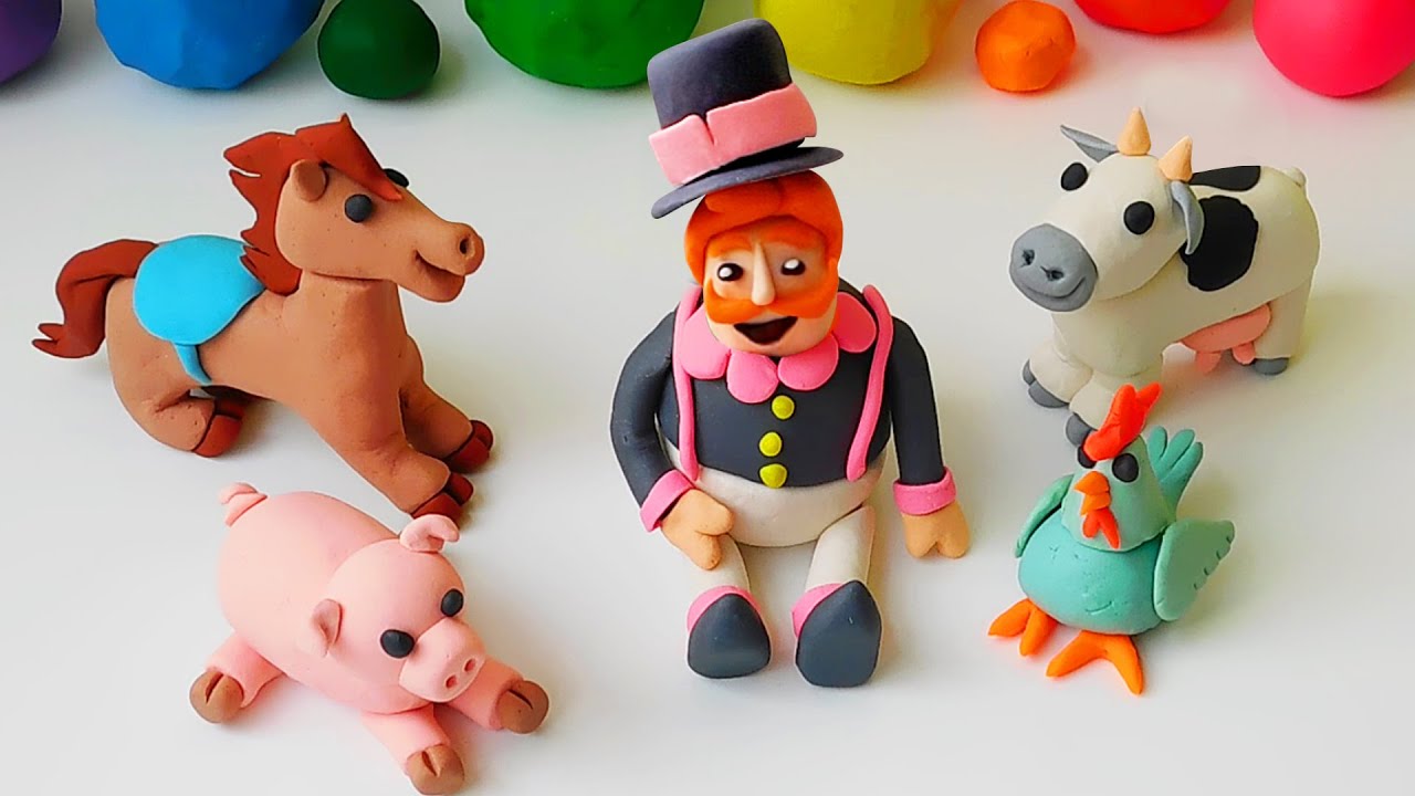 Como FAZER o BITA e os ANIMAIS da FAZENDINHA de MASSINHA - MUNDO BITA