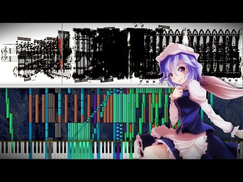 Black Score: Touhou 7 - Crystallized Silver | 134,000+ Notes | Black MIDI