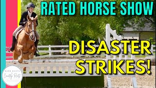 DAY AT THE RATED HORSE SHOW TURNS INTO NIGHTMARE! | VLOG