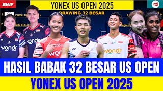 Download lagu ALWI, UBED, PKW & JA'FAR/FELISA HARUSNYA IKUT‼️Hasil Semua Sektor Babak 32 Besar Yonex US Open 2025. mp3