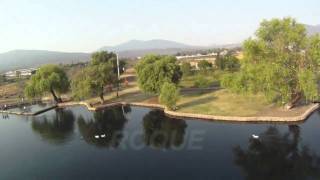 preview picture of video 'Volando sobre la presa en Jacona Mich.'