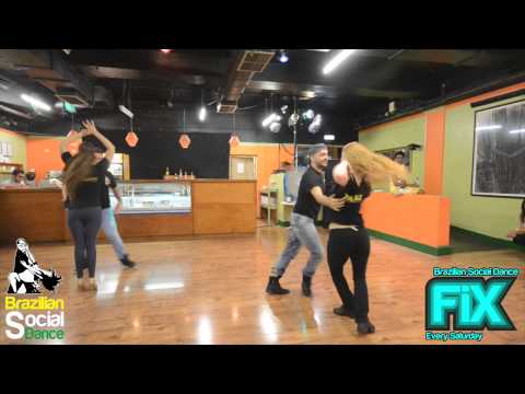 Zouk lambada London   Demo after Class at FIX
