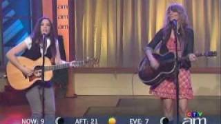 Madison Violet - Crying on Canada AM Soundstage