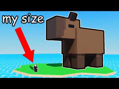 growing MAX SIZE Pet in Roblox stay hungry...