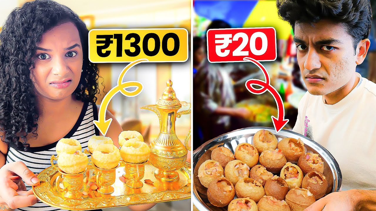 India's Most EXPENSIVE Street Food - Pani Puri