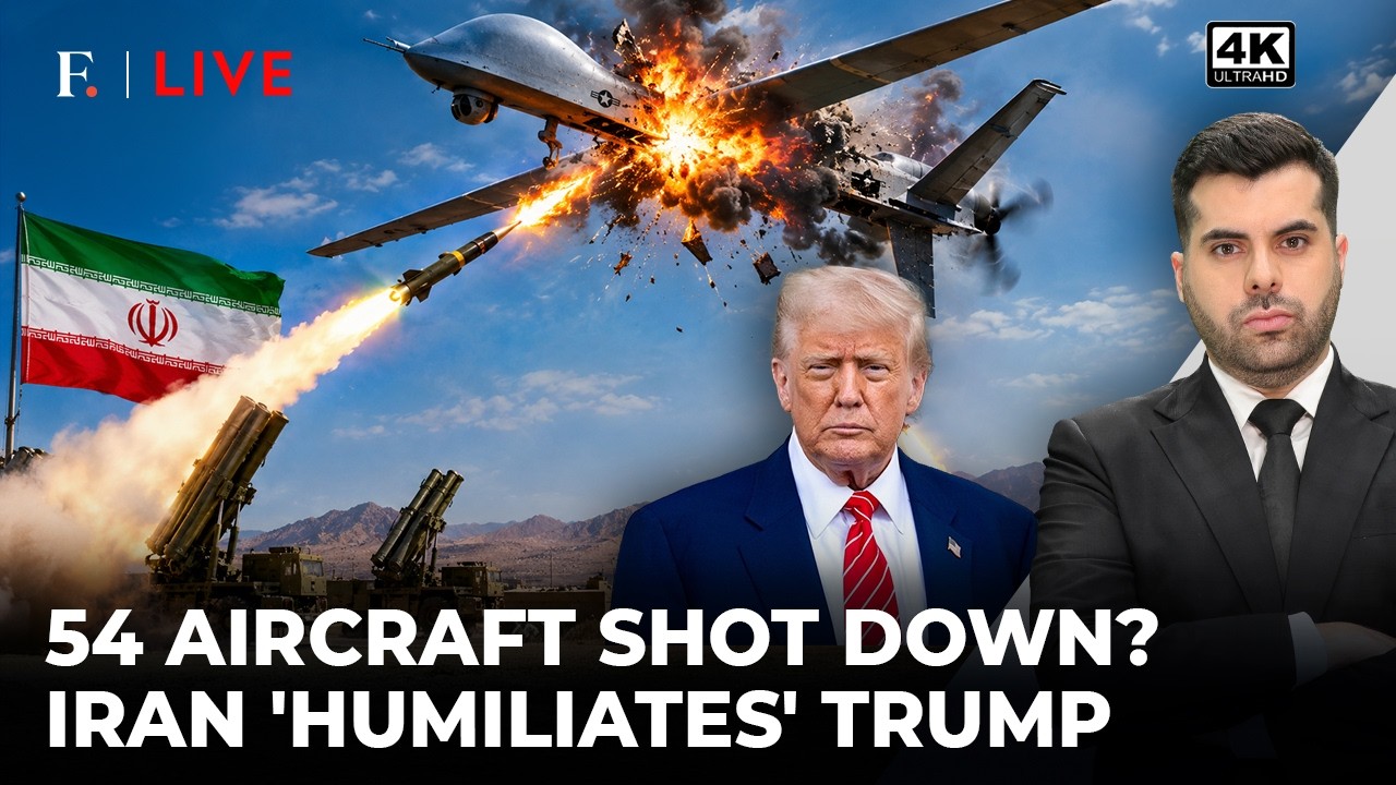 54 and Counting? Iranian Missile 'Destroys' MQ-9 Reaper Drone| US War Bill Soars| Firstpost Live| 4K