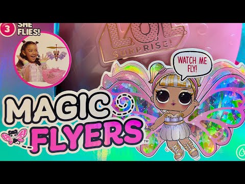 LOL Surprise Magic Flyers ASMR Unboxing 🧚🏼| Flying LOL Doll Sky Starling #lolsurprise #asmr