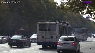 Առավոտը Շանթում-Երևանյան տրոլեյբուս