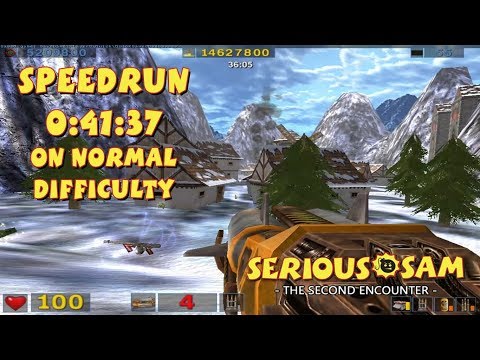 Serious Sam: The Second Encounter - SpeedRun - 0:41:37